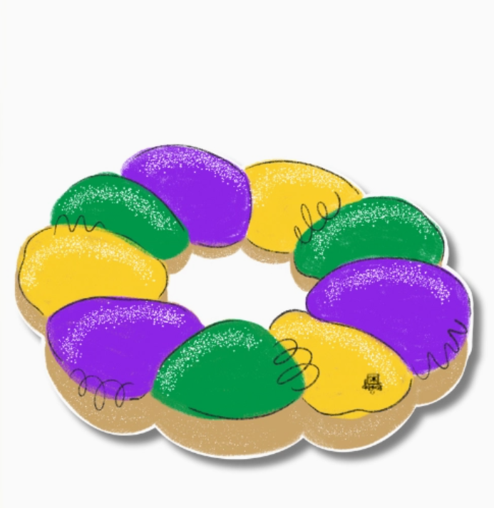 DK Design King Cake Wreath Mini