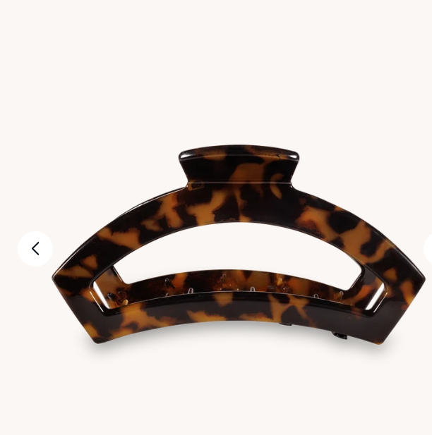 Teleties Open Tortoise Hair Clip