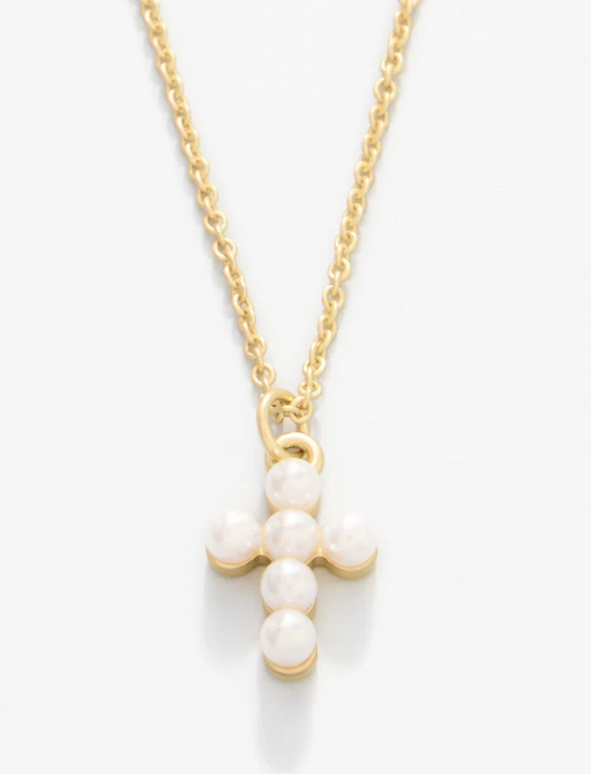 Sea La Vie Faith Pearl Necklace