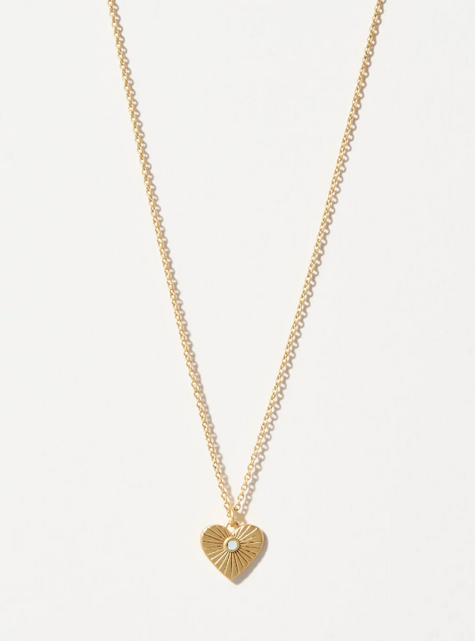 Sea La Vie Heart of Gold Necklace