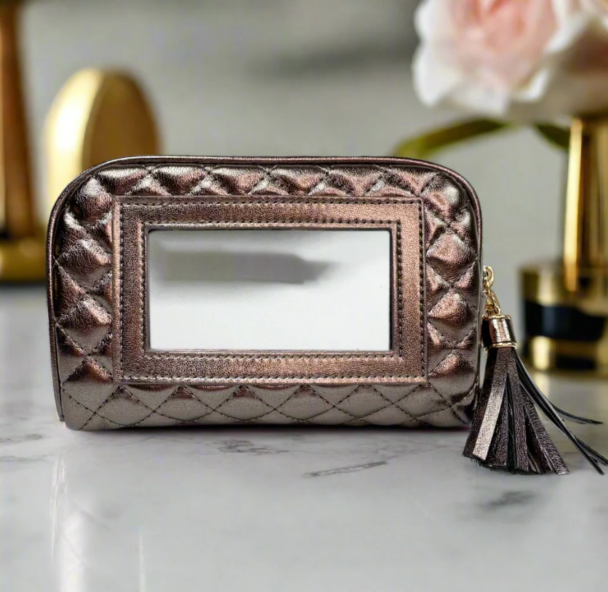 PurseN Makeup Case- Bronze