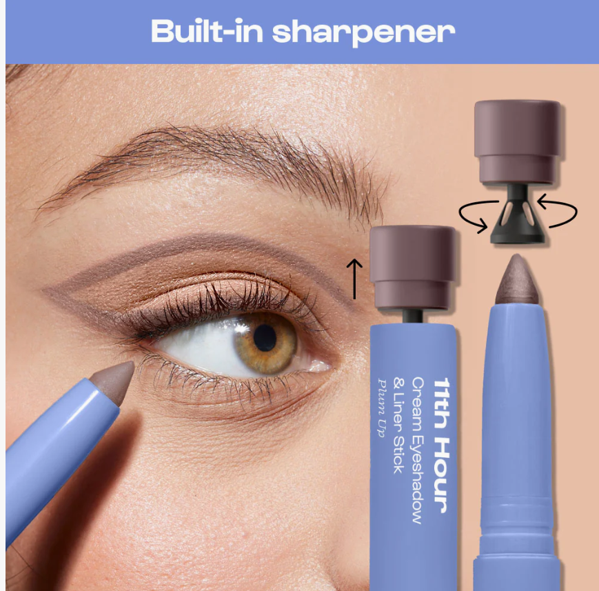 Mauve 11th Hour Cream Eyeshadow & Liner Stick Makeup