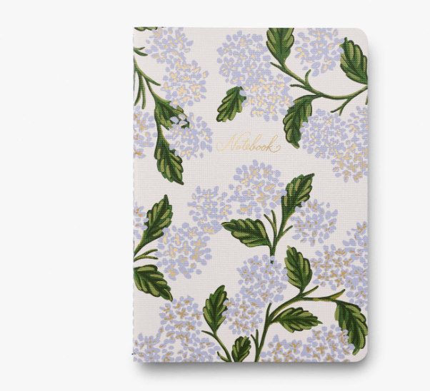 Rifle Paper Hydrangea Notebooks