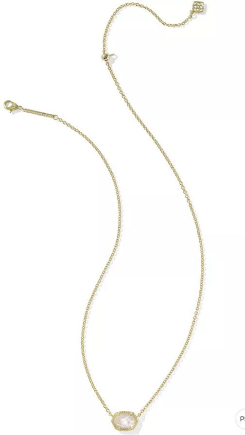 Kendra Scott Daphne Gold Necklace-White