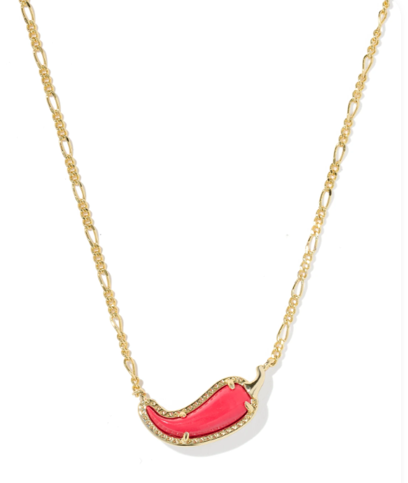 Kendra Scott Chili Pepper Gold Necklace