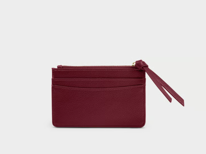 Katie Loxton Hallie Card Holder- Cherry