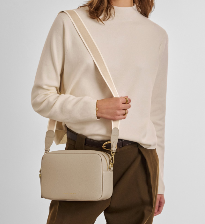 Katie Loxton Lottie Large Crossbody Bag Light Taupe