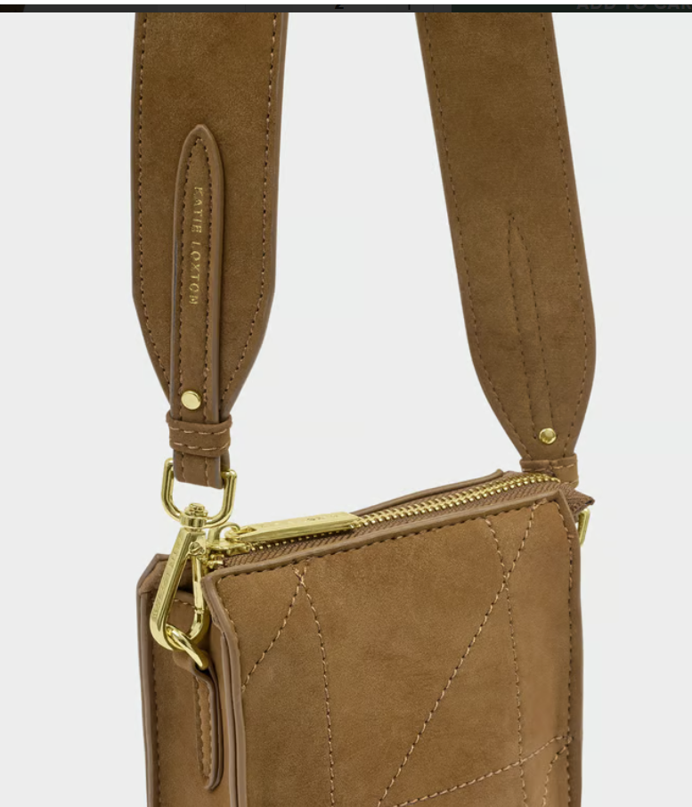 Katie Loxton Avery Slim Crossbody Caramel