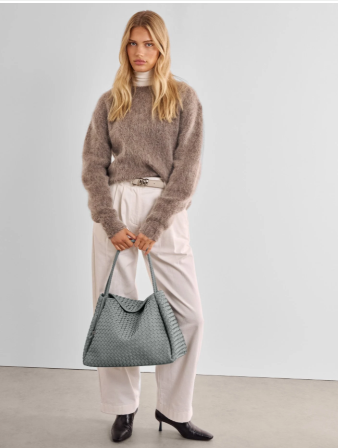 Katie Loxton Nova Large Shoulder Bag- Fossil Grey