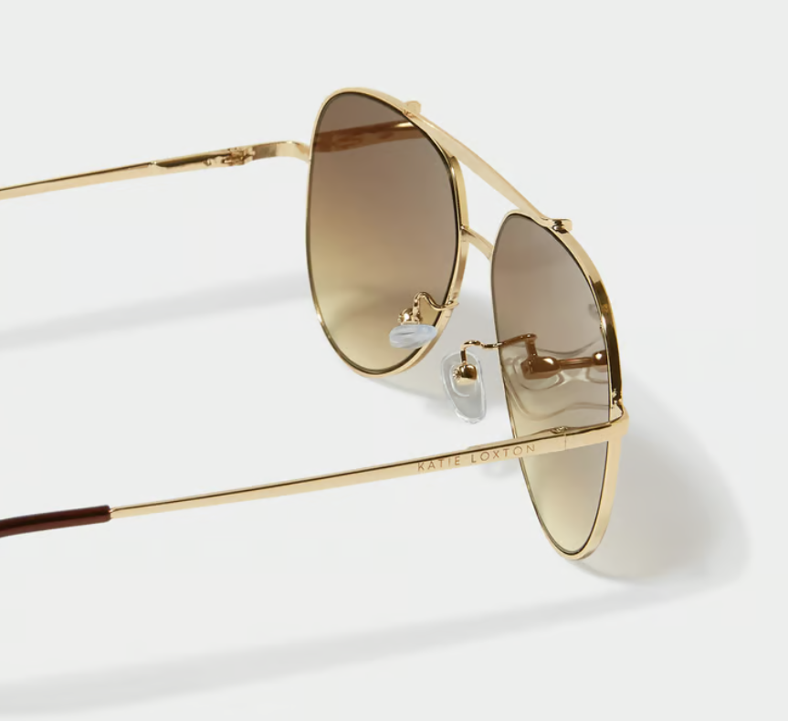 Katie Loxton Bali Sunglasses Gold Metal