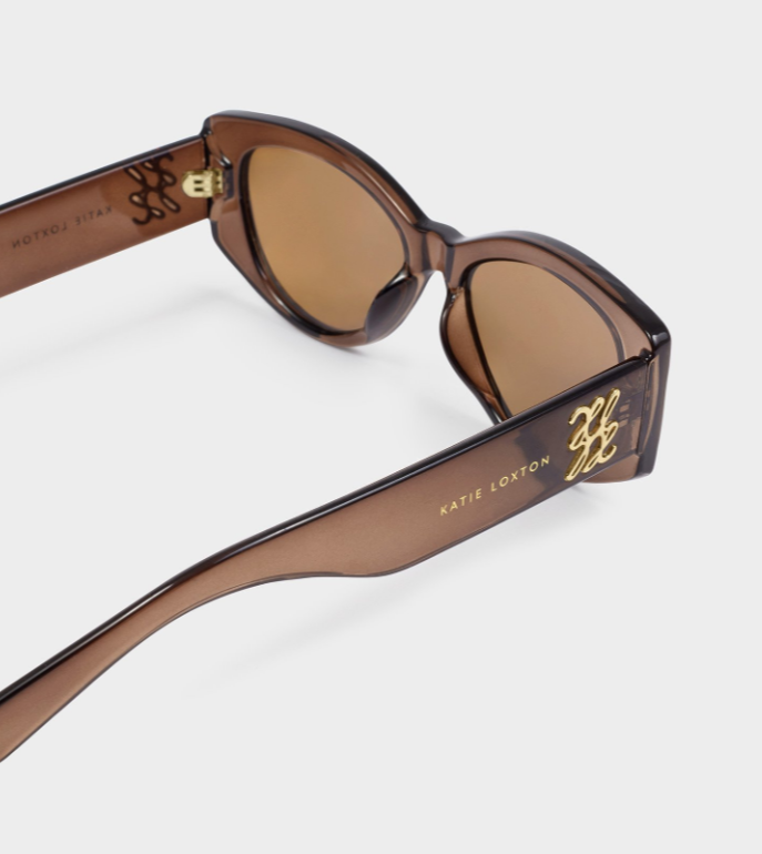 Katie Loxton Rimini Sunglasses- Transparent Chocolate