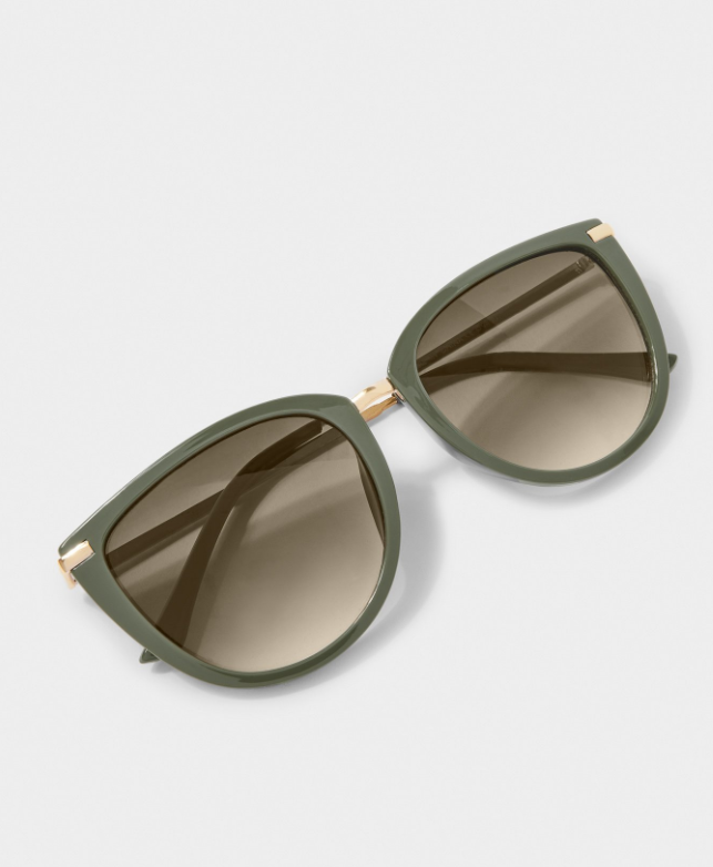 Katie Loxton Sardinia Sunglasses- Olive