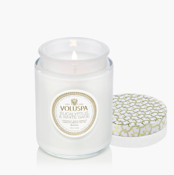 Voluspa Eucalyptus & White Sage Large Jar