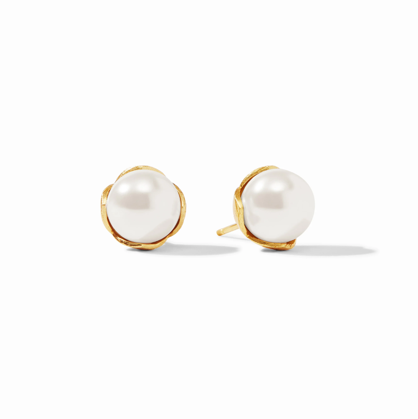 Julie Vos Penelope Pearl Stud Earrings