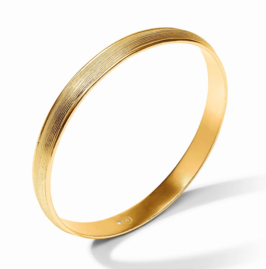 Julie Vos Cobblestone Stacking Bangle- Gold