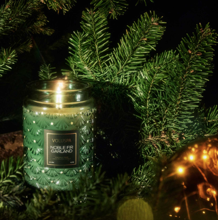 Voluspa Noble Fir Large Jar Candle
