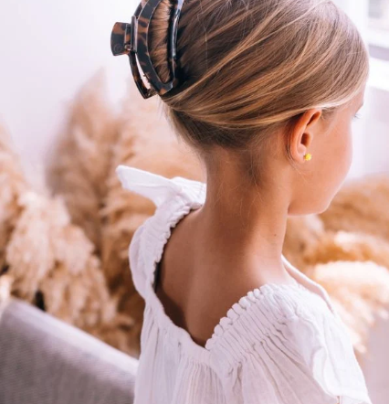 Teleties Open Tortoise Hair Clip