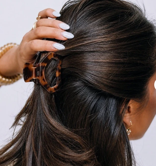 Teleties Open Tortoise Hair Clip