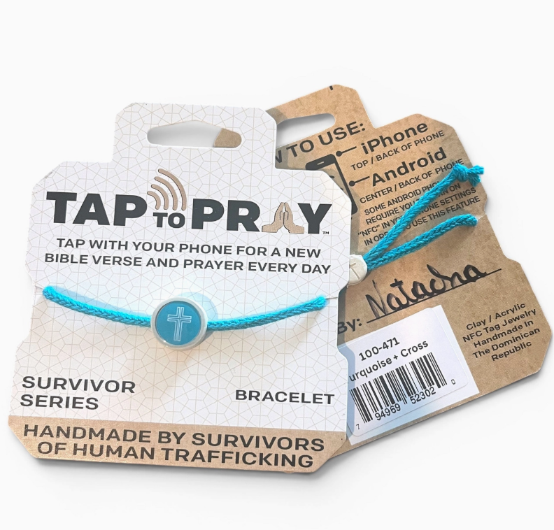 Versible Tap to Pray Adjustable Braided Bracelet