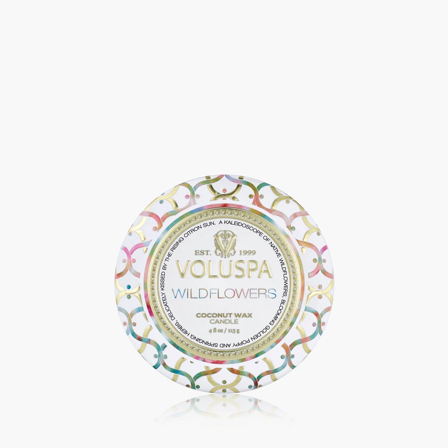 Wildflower Mini Tin Cnadle