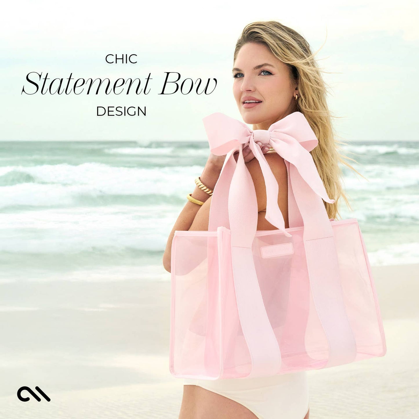 Ballet Pink Bow Jelly Tote Bag