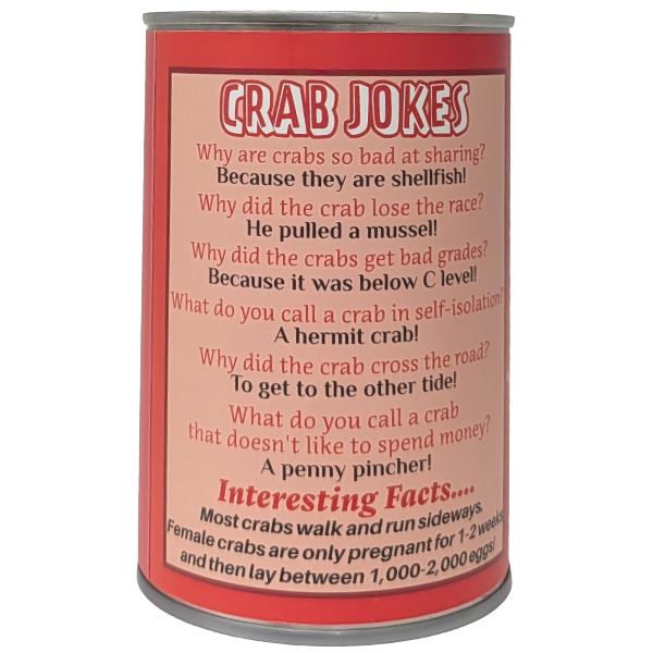 Sandy the Canned Crab Stuffed Animal