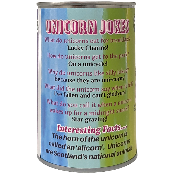 Sparkles the Canned Rainbow Unicorn